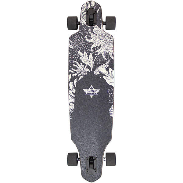 Dusters Channel Blooming Longboard Black White 38″ Komplett - Bild 5