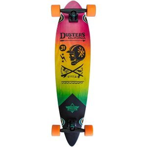 Dusters Moto Fades Longboard Pink/Orange/Teal 37″ Komplett