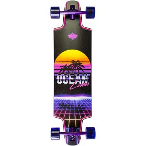 Dusters Ocean Lovers Longboard Purple 36″ Komplett