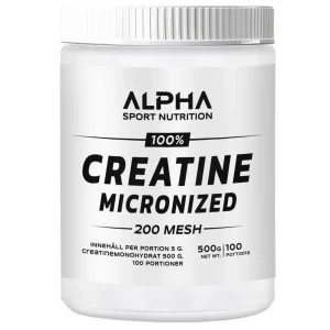100 % Creatine Monohydrate - Mikroniserat 200 Mesh - Lättlösligt och Ultrarent