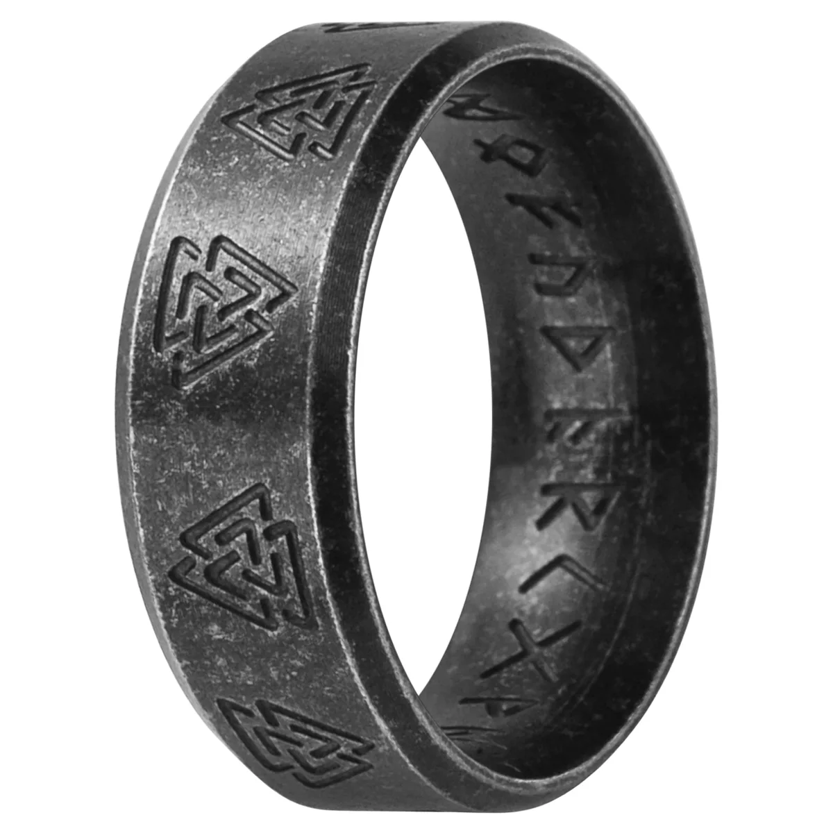 Antik Vikingaring Valknutar