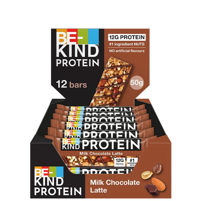 12 x BeKind Protein Bar 50 g Choc Latte