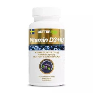 Vitamin D3 2800IE + K2 90µg 60 kaps