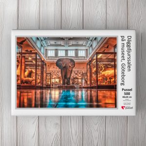 Däggdjurssalen på museet, GöteborgPussel 500 bitar