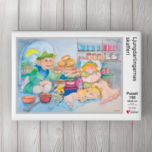 Ljungdarlingarnas skafferi
Pussel 150 bitar