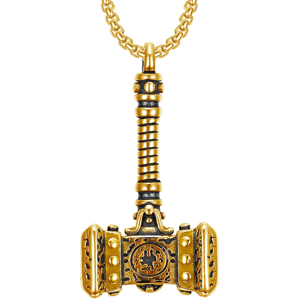 Mjölner Halsband Guld