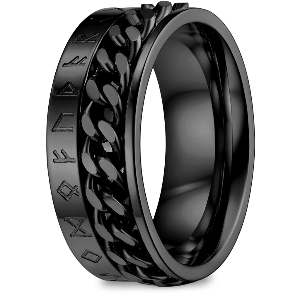 Svart Viking Ring