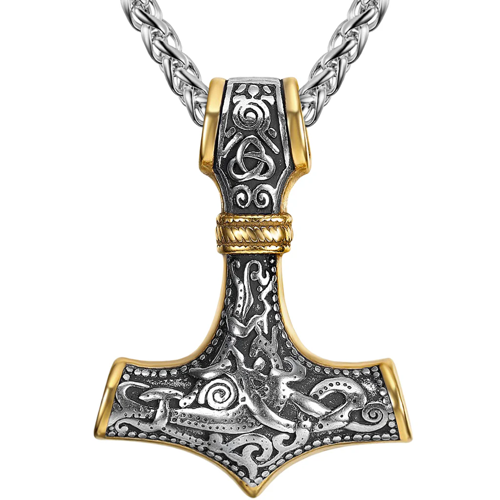 Tors Hammare Halsband Silver - Bild 2